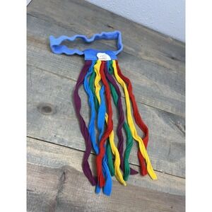 Band of The Wild red blue green primary Unicorn Costume Tail  Colorful Rainbow